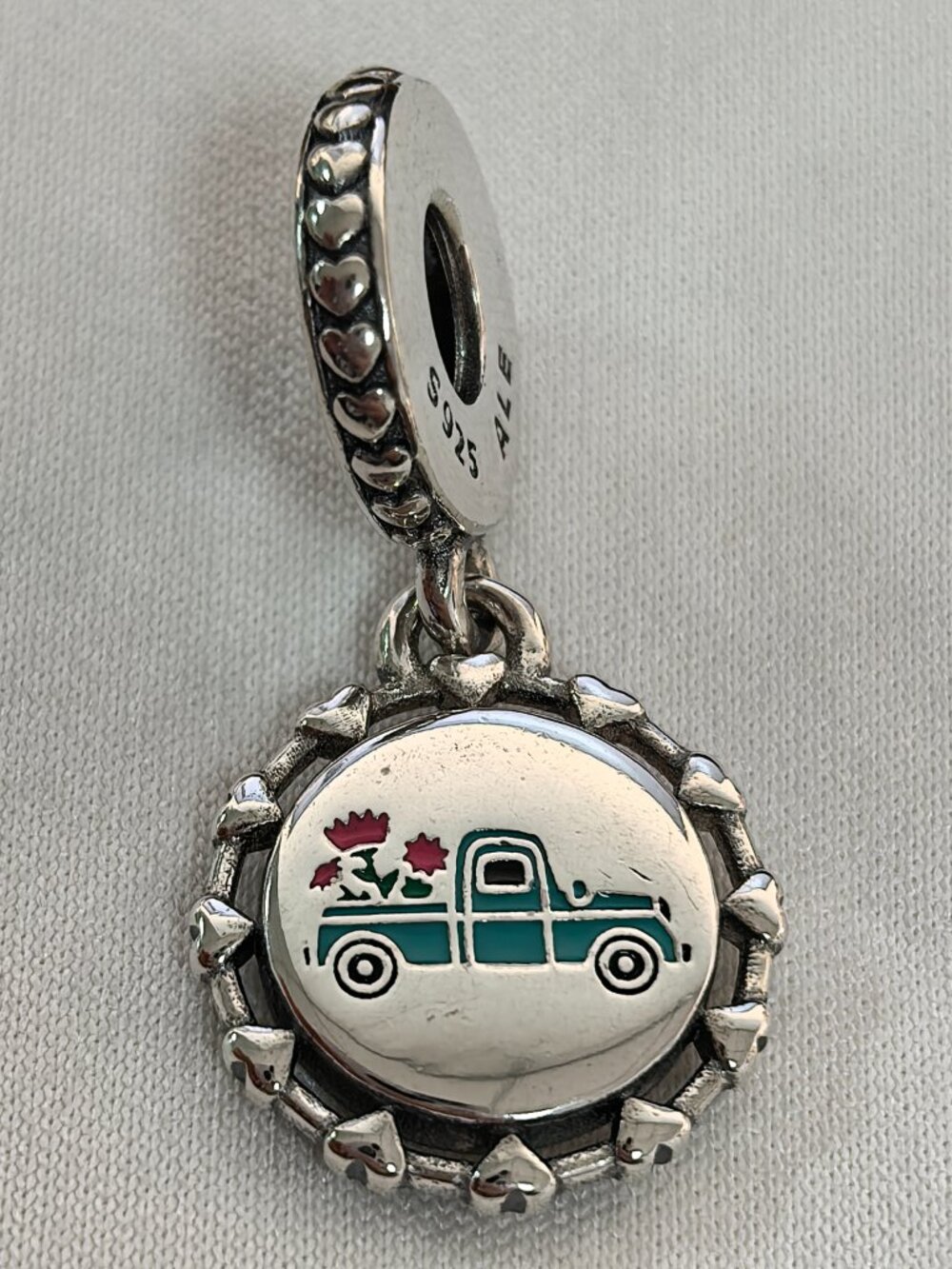 Pandora Peddler's Village Exclusive Dangle Charm Pendant, S925 Silver Jewelry